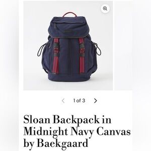 Brand new Baekgaard Sloan backpack